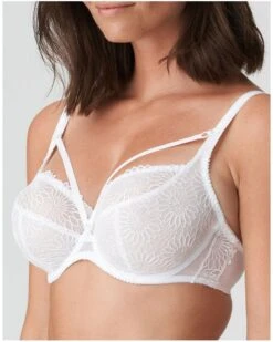 Soutien-gorge Balconnet Coupe Tulipe Prima Donna Sophora (Blanc) -Magasin De Lingerie De Mode soutien gorge balconnet coupe tulipe prima donna sophora blanc 2