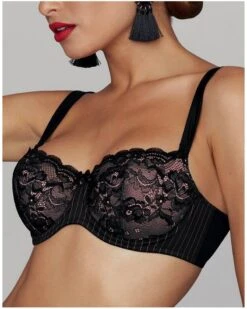 Soutien-gorge Balconnet Rosa Faia Antonia (Noir)
