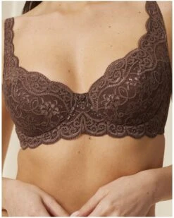 Soutien-gorge Balconnet Triumph Amourette 300 (Cocoa Sugar) -Magasin De Lingerie De Mode soutien gorge balconnet triumph amourette 300 cocoa sugar 1