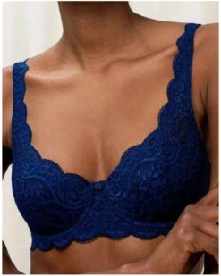 Soutien-gorge Balconnet Triumph Amourette 300 (Deep Water) -Magasin De Lingerie De Mode soutien gorge balconnet triumph amourette 300 deep water 1