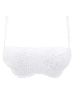 Soutien-gorge Bandeau Bretelles Amovibles Antigel Tressage Graphic (Tressage Blanc) 8 Soutien-gorge Bandeau Bretelles Amovibles Antigel Tressage Graphic (Tressage Blanc) -Magasin De Lingerie De Mode soutien gorge bandeau bretelles amovibles antigel tressage graphic tressage blanc 2