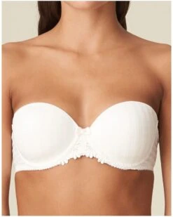 Soutien-gorge Bandeau Rembourré Marie Jo Avero (Naturel) -Magasin De Lingerie De Mode soutien gorge bandeau rembourre marie jo avero naturel 2