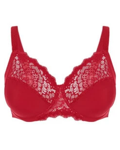 Simone Perele Soutien-gorge Bonnets Profonds Simone Pérèle Caresse (Rouge Tango) -Magasin De Lingerie De Mode soutien gorge bonnets profonds simone perele caresse rouge tango 2