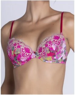 Soutien-gorge Coque Lise Charmel Envolée De Fleurs (Envolée Fuschia) -Magasin De Lingerie De Mode soutien gorge coque lise charmel envolee de fleurs envolee fuschia 2