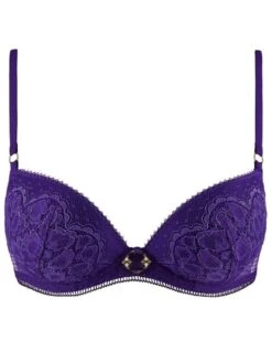 Soutien-gorge Coque Plunge Aubade Illusion Fauve (Ultraviolet) -Magasin De Lingerie De Mode soutien gorge coque plunge aubade illusion fauve ultraviolet 1