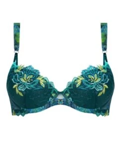Soutien-gorge Coques Lise Charmel Grâce Aquatique (Floral Aqua) -Magasin De Lingerie De Mode soutien gorge coques lise charmel grace aquatique floral aqua 1