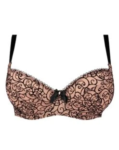 Soutien-gorge Corbeille Antigel Boudoir De Filles (Rose Noir) -Magasin De Lingerie De Mode soutien gorge corbeille antigel boudoir de filles rose noir 1
