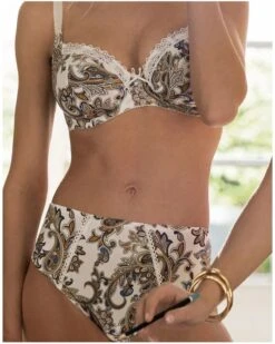 Soutien-gorge Corbeille Antigel Evasion Cashmer (Ocre Evasion) -Magasin De Lingerie De Mode soutien gorge corbeille antigel evasion cashmer ocre evasion 3