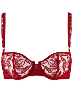 Soutien-gorge Corbeille Aubade Coeur à Corps (Rouge Rebelle) -Magasin De Lingerie De Mode soutien gorge corbeille aubade coeur a corps rouge rebelle 1