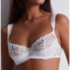Soutien-gorge Corbeille Avec Armatures Aubade Mon Bijou (Blanc) -Magasin De Lingerie De Mode soutien gorge corbeille avec armatures aubade mon bijou blanc
