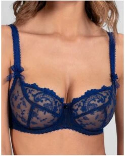 Soutien-gorge Corbeille Avec Armatures Empreinte Gaby (Saphir) -Magasin De Lingerie De Mode soutien gorge corbeille avec armatures empreinte gaby saphir 2