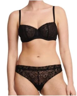 Soutien-gorge Corbeille Chantelle Day To Night (Noir) -Magasin De Lingerie De Mode soutien gorge corbeille chantelle day to night noir 1