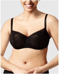 Soutien-gorge Corbeille Chantelle Day To Night (Noir) -Magasin De Lingerie De Mode soutien gorge corbeille chantelle day to night noir 3