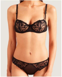 Soutien-gorge Corbeille Confort Aubade Au Bal De Flore (Noir) -Magasin De Lingerie De Mode soutien gorge corbeille confort aubade au bal de flore noir 3