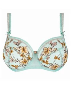 Soutien-gorge Corbeille Empreinte Lauren (Lueur Turquoise) -Magasin De Lingerie De Mode soutien gorge corbeille empreinte lauren lueur turquoise 1