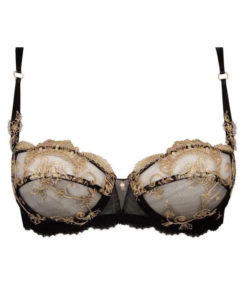 Soutien-gorge Corbeille Lise Charmel Déesse En Glam (Or Glamour) 9 Soutien-gorge Corbeille Lise Charmel Déesse En Glam (Or Glamour) – Image 7