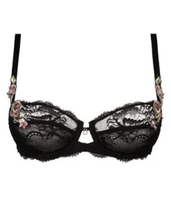 Soutien-gorge Corbeille Lise Charmel Désir De Roses (Rose Ebène) -Magasin De Lingerie De Mode soutien gorge corbeille lise charmel desir de roses rose ebene 4