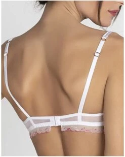 Soutien-gorge Corbeille Lise Charmel Été Frivole (Blanc Frivole) -Magasin De Lingerie De Mode soutien gorge corbeille lise charmel ete frivole blanc frivole 4