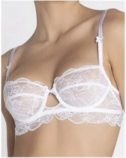 Soutien-gorge Corbeille Lise Charmel Féérie Couture (Blanc) -Magasin De Lingerie De Mode soutien gorge corbeille lise charmel feerie couture blanc 2