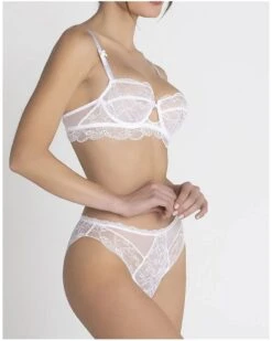 Soutien-gorge Corbeille Lise Charmel Féérie Couture (Blanc) -Magasin De Lingerie De Mode soutien gorge corbeille lise charmel feerie couture blanc 3