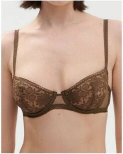 Simone Perele Soutien-gorge Corbeille Simone Pérèle Amazone (Vert Nomade) -Magasin De Lingerie De Mode soutien gorge corbeille simone perele amazone vert nomade 1