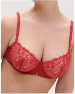 Simone Perele Soutien-gorge Corbeille Simone Pérèle Saga (Lipstick) -Magasin De Lingerie De Mode soutien gorge corbeille simone perele saga lipstick 1