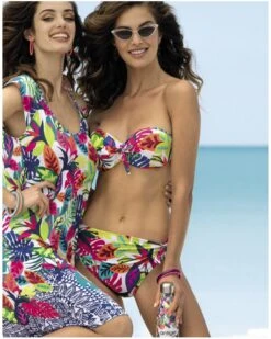 Soutien-gorge De Bain Bandeau Coque Antigel La Matissienne (Papier Color)