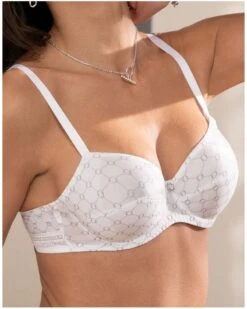 Soutien-gorge Emboîtant Antigel Bijou Du Jour (Blanc Bijou) -Magasin De Lingerie De Mode soutien gorge emboitant antigel bijou du jour blanc bijou 1