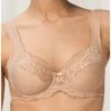 Soutien-gorge Emboîtant Bien-être Triumph Modern Lace+Cotton (Beige) -Magasin De Lingerie De Mode soutien gorge emboitant bien etre triumph modern lacecotton beige