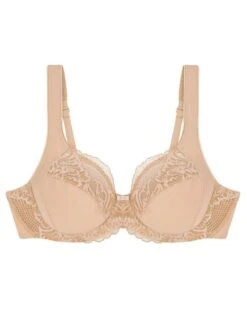 Soutien-gorge Emboîtant Bien-être Triumph Modern Lace+Cotton (Beige) -Magasin De Lingerie De Mode soutien gorge emboitant bien etre triumph modern lacecotton beige 2