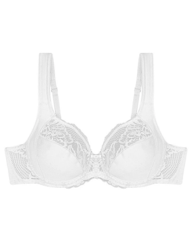 Soutien-gorge Emboîtant Bien-être Triumph Modern Lace+Cotton (Blanc) 5 Soutien-gorge Emboîtant Bien-être Triumph Modern Lace+Cotton (Blanc) – Image 3