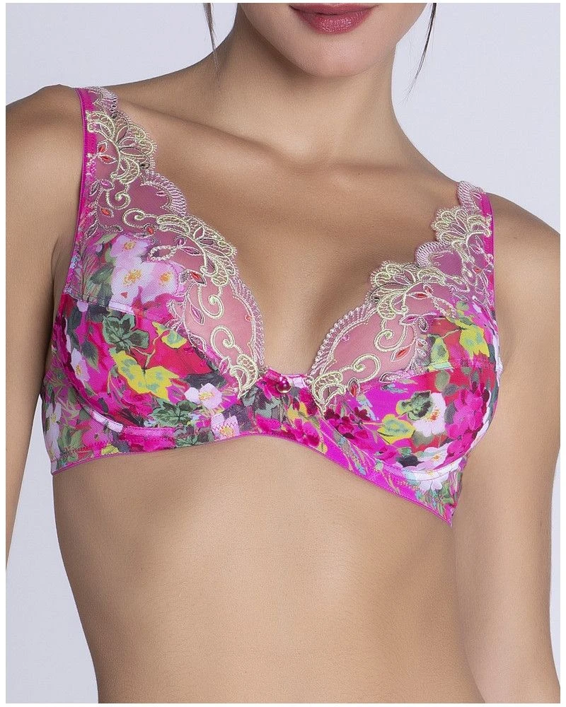 Soutien-gorge Glamour Lise Charmel Envolée De Fleurs (Envolée Fuschia) 4 Soutien-gorge Glamour Lise Charmel Envolée De Fleurs (Envolée Fuschia) – Image 2