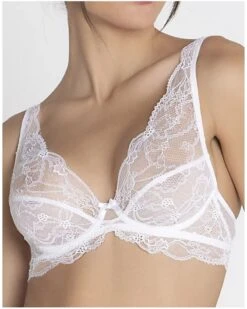 Soutien-gorge Glamour Lise Charmel Féérie Couture (Blanc) -Magasin De Lingerie De Mode soutien gorge glamour lise charmel feerie couture blanc 1