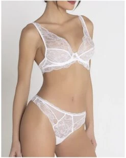 Soutien-gorge Glamour Lise Charmel Féérie Couture (Blanc) -Magasin De Lingerie De Mode soutien gorge glamour lise charmel feerie couture blanc 2