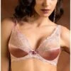 Soutien-gorge Glamour Lise Charmel Splendeur Soie (Splendeur Rose) -Magasin De Lingerie De Mode soutien gorge glamour lise charmel splendeur soie splendeur rose