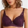 Soutien-gorge Plunge Coque Aubade Femme Passion (Wineberry) 2 Soutien-gorge Plunge Coque Aubade Femme Passion (Wineberry) -Magasin De Lingerie De Mode soutien gorge plunge coque aubade femme passion wineberry