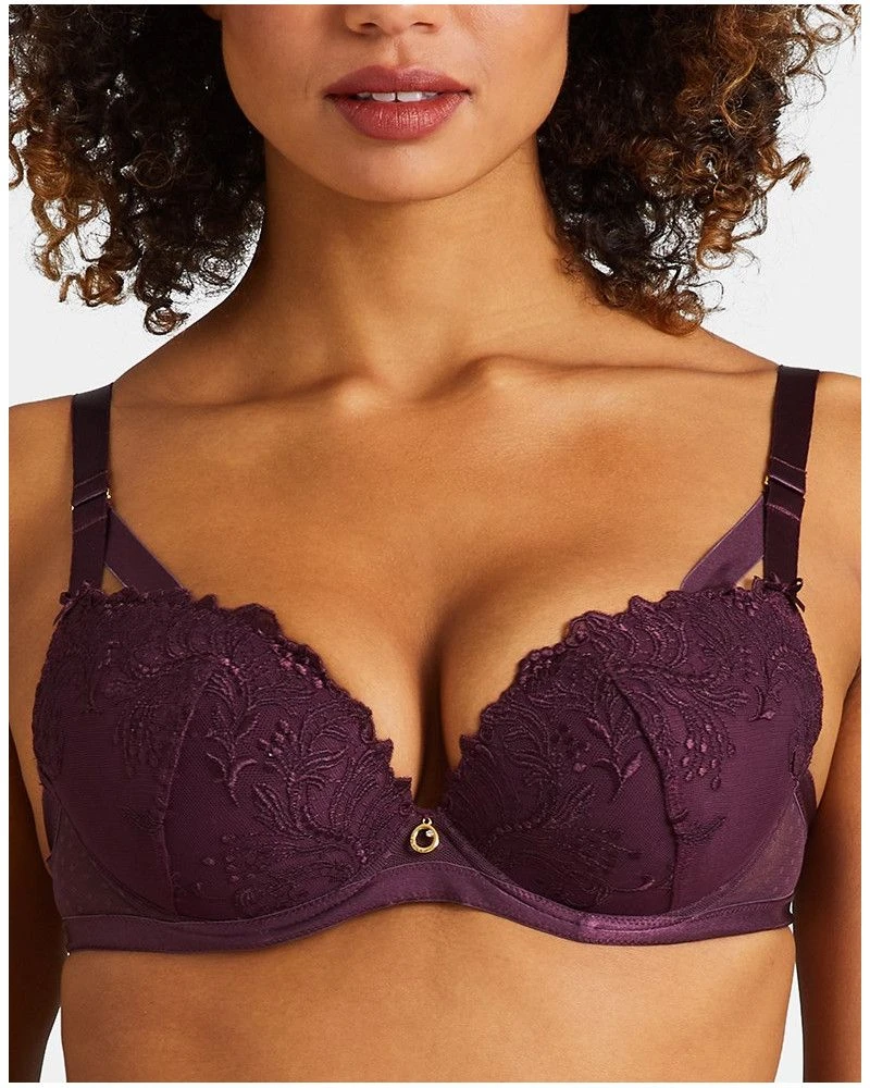 Soutien-gorge Plunge Coque Aubade Femme Passion (Wineberry) 6 Soutien-gorge Plunge Coque Aubade Femme Passion (Wineberry) â Image 4