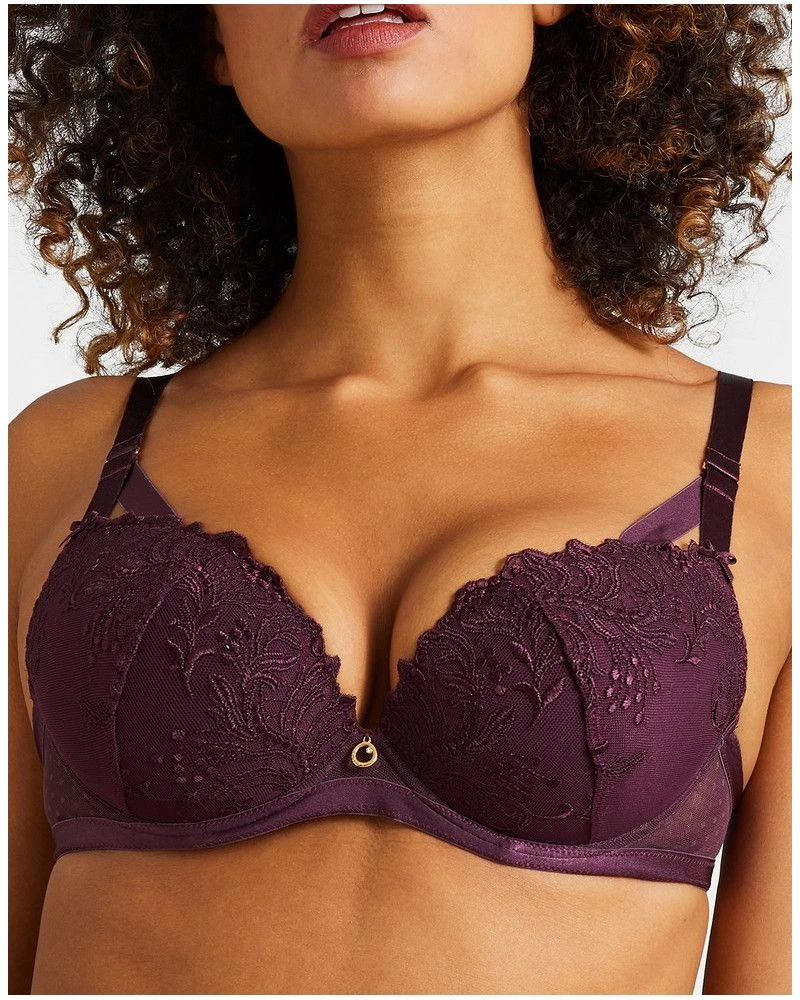 Soutien-gorge Plunge Coque Aubade Femme Passion (Wineberry) 7 Soutien-gorge Plunge Coque Aubade Femme Passion (Wineberry) â Image 5