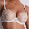 Soutien-gorge Plunge Coque Aubade Trésor Infini (White Wind) 1 Soutien-gorge Plunge Coque Aubade Trésor Infini (White Wind) -Magasin De Lingerie De Mode soutien gorge plunge coque aubade tresor infini white wind