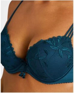 Soutien-gorge Plunge Coussinet Aubade Lovessence (Imperial Green) 9 Soutien-gorge Plunge Coussinet Aubade Lovessence (Imperial Green) -Magasin De Lingerie De Mode soutien gorge plunge coussinet aubade lovessence imperial green 3