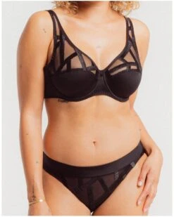 Soutien-gorge Plunge Louisa Bracq Série (Noir) -Magasin De Lingerie De Mode soutien gorge plunge louisa bracq serie noir 2