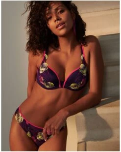 Soutien-gorge Rembourré Forme Cœur Marie Jo Georgia (Majestic Purple) -Magasin De Lingerie De Mode soutien gorge rembourre forme coeur marie jo georgia majestic purple 2