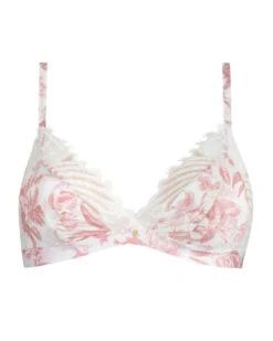 Soutien-gorge Sans Armature Antigel Jungle De Jouy (Rose De Jouy) -Magasin De Lingerie De Mode soutien gorge sans armature antigel jungle de jouy rose de jouy 4