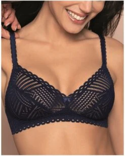 Soutien-gorge Sans Armature Antigel Tressage Graphic (Tressage Marine)