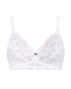 Soutien-gorge Sans Armature Bien être Antigel Stricto Sensuelle (Blanc)