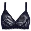 Soutien-gorge Sans Armature Bien-être Antigel Tressage Graphic (Tressage Marine) -Magasin De Lingerie De Mode soutien gorge sans armature bien etre antigel tressage graphic tressage marine