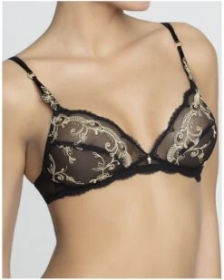 Soutien-gorge Sans Armature Lise Charmel Déesse En Glam (Or Glamour) -Magasin De Lingerie De Mode soutien gorge sans armature lise charmel deesse en glam or glamour 2