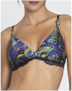 Soutien-gorge Sans Armature Lise Charmel Dentelle Cashmer (Emaux Cashmer) -Magasin De Lingerie De Mode soutien gorge sans armature lise charmel dentelle cashmer emaux cashmer 2