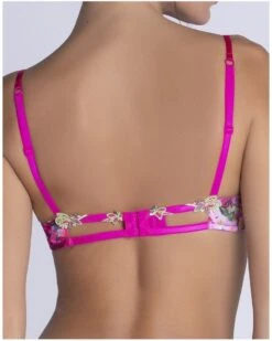 Soutien-gorge Sans Armature Lise Charmel Envolée De Fleurs (Envolée Fuschia) -Magasin De Lingerie De Mode soutien gorge sans armature lise charmel envolee de fleurs envolee fuschia 2