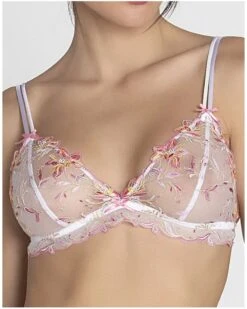 Soutien-gorge Sans Armature Lise Charmel Été Frivole (Blanc Frivole) -Magasin De Lingerie De Mode soutien gorge sans armature lise charmel ete frivole blanc frivole 2